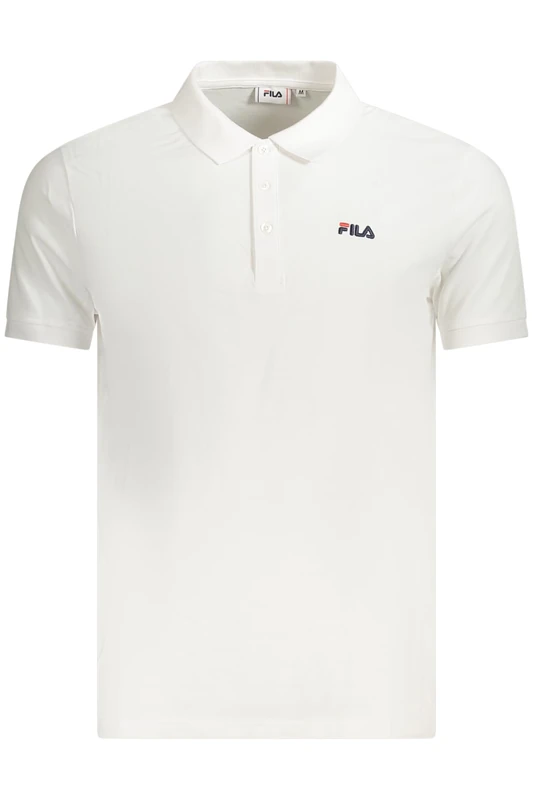 FILA Men's Sunchon Polo Shirt, Bright White, S