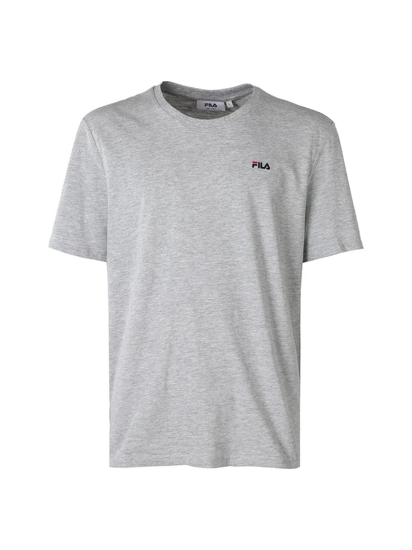 FILA Men's Brod Tee/Double Pack T-Shirt, Black-Light Grey Melange, Large, Black-Light Grey Melange, L - Image 1
