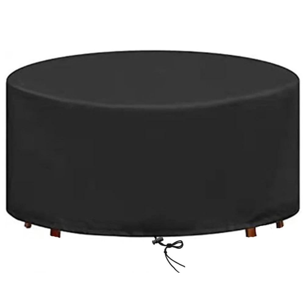 Garden Furniture Covers Waterproof Round 210 x 100, Outdoor Furniture Covers Waterproof, Patio Furniture Covers Waterproof, Garden Table Cover for Outdoor Table Chair Sofa Sets (Round 210x100cm)