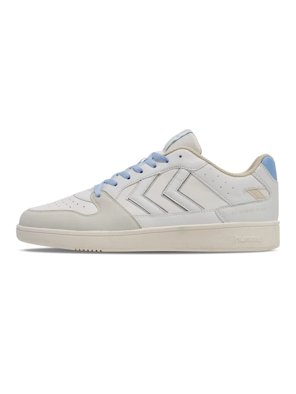hummel St. Power Women's Laces Trainers, White Blue, 7 UK
