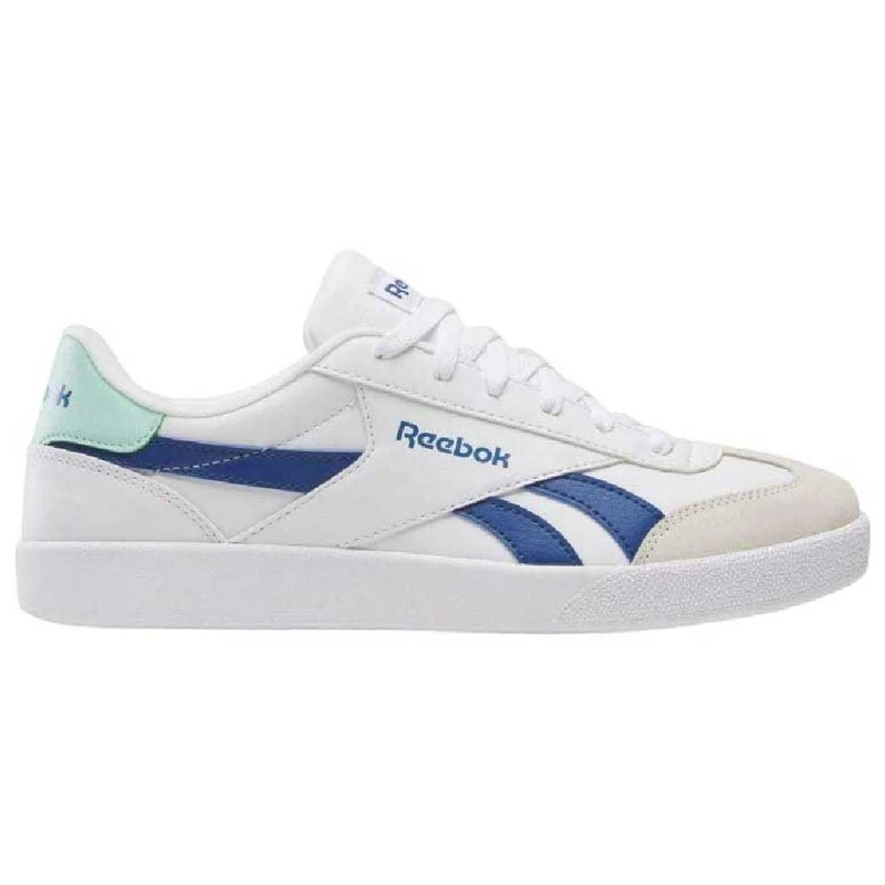 Reebok Unisex Smash Edge Stennis Shoes, White Twilightblue Glitchaqua, 36 EU