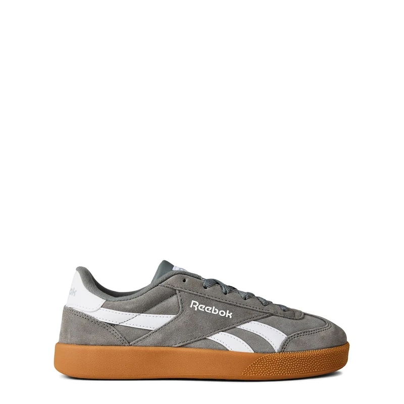 Reebok Unisex Smash Edge Trainers, Grey3 White Gum1, 34 EU