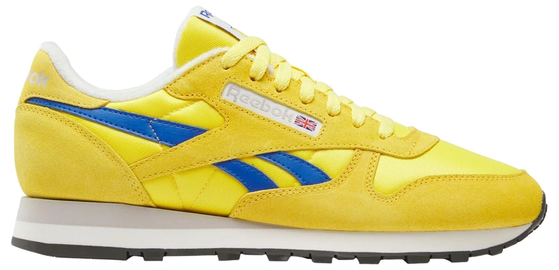 Reebok Unisex Classic Leather Trainers, Golden Haze Optimum Blue Chalk, 34.5 EU