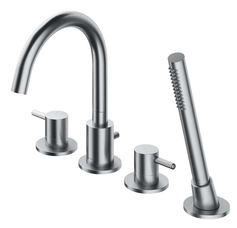 Omnires Y1232NI Bathroom tap for Bath with 4 Holes Y-nickel-Y1232NI, Nickel
