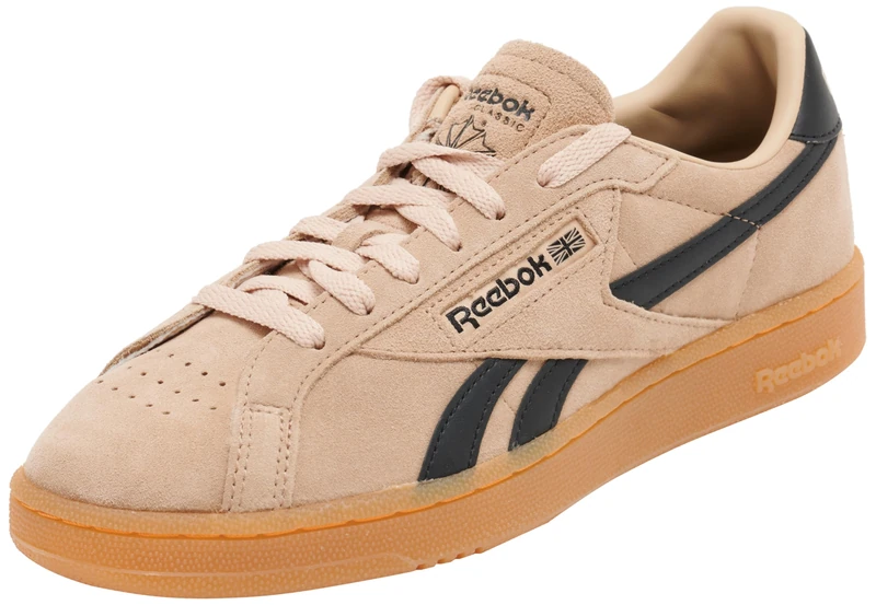 Reebok Men's Club C Grounds UK Trainers, Tan Black Gum, 8.5 UK