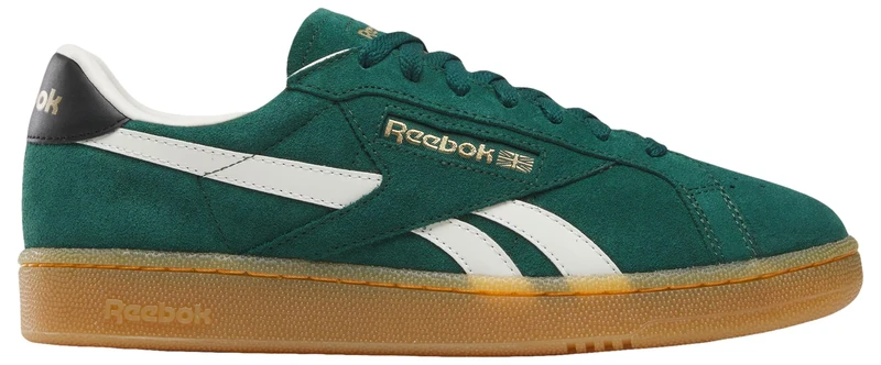 Reebok Unisex Club C Grounds UK Vintage Sneakers Casual Tennis Shoes for Men Sneakers, Collegiate Green Black Gum, 10 UK