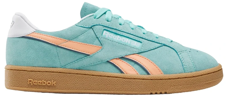 Reebok Men's Club C Grounds UK Trainers, Ai Aqua Sunkissed Orange Gum, 34 EU