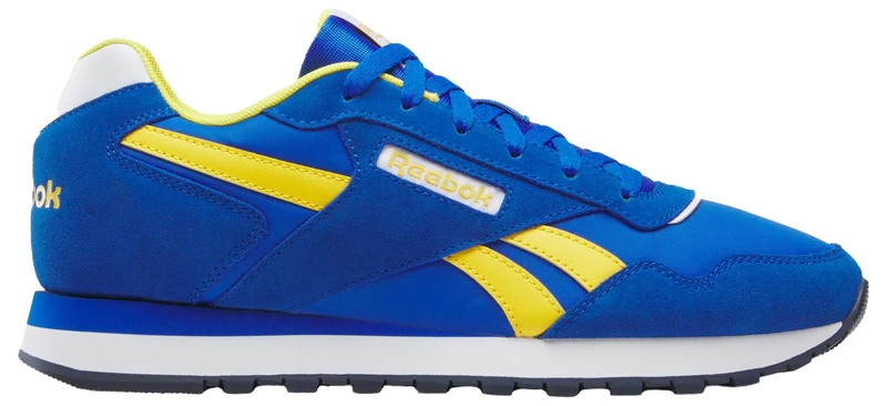Reebok Unisex Glide Sneaker, Optimum Blue Golden Haze White, 6.5 UK