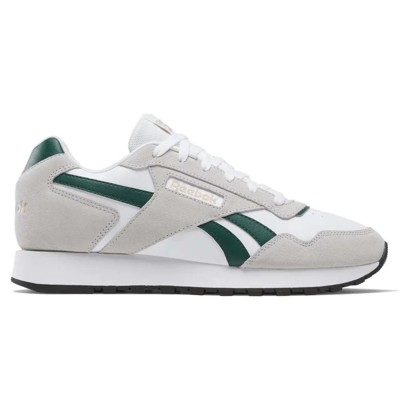 Reebok Unisex Glide Sneaker, White Collegiate Green Grey 1, 6 UK