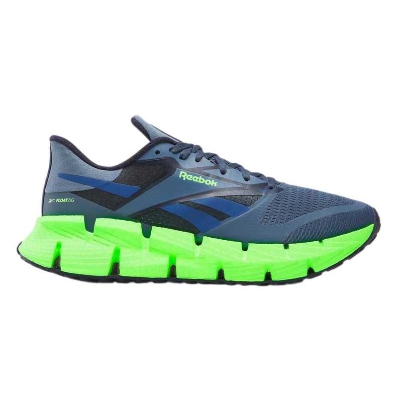 Reebok Men's Floatzig 1 Trainers, Shadow Twilight Blue Solar Lime, 11 UK