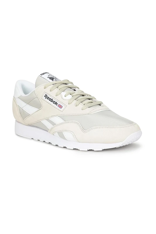 Reebok Men's Classic Nylon Sneaker, Sport Beige Sport Beige White, 11.5 UK