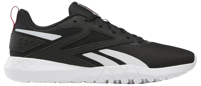 Reebok Flexagon Energy Tr 4 Sneaker Men's, Black FTWR White Energy Red, 11.5 UK