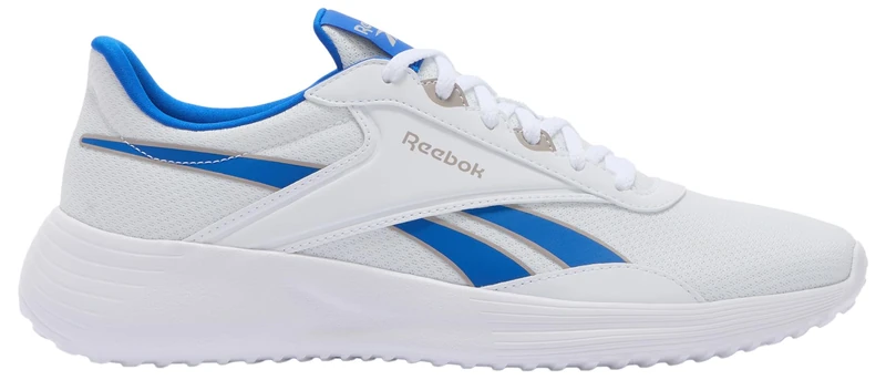 Reebok Trainers Lite 4 White, White Hazy Grey Optimum Blue, 8.5 UK