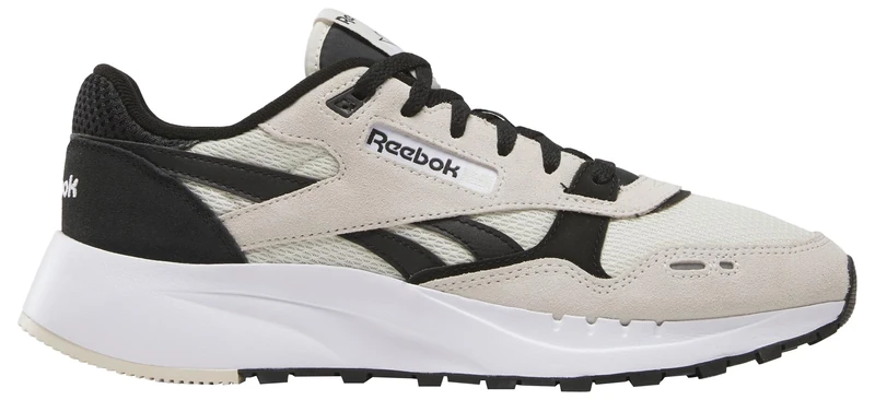 Reebok Unisex Classic Leather 2400 Trainers, Vintage Chalk Sand Black, 10.5 UK