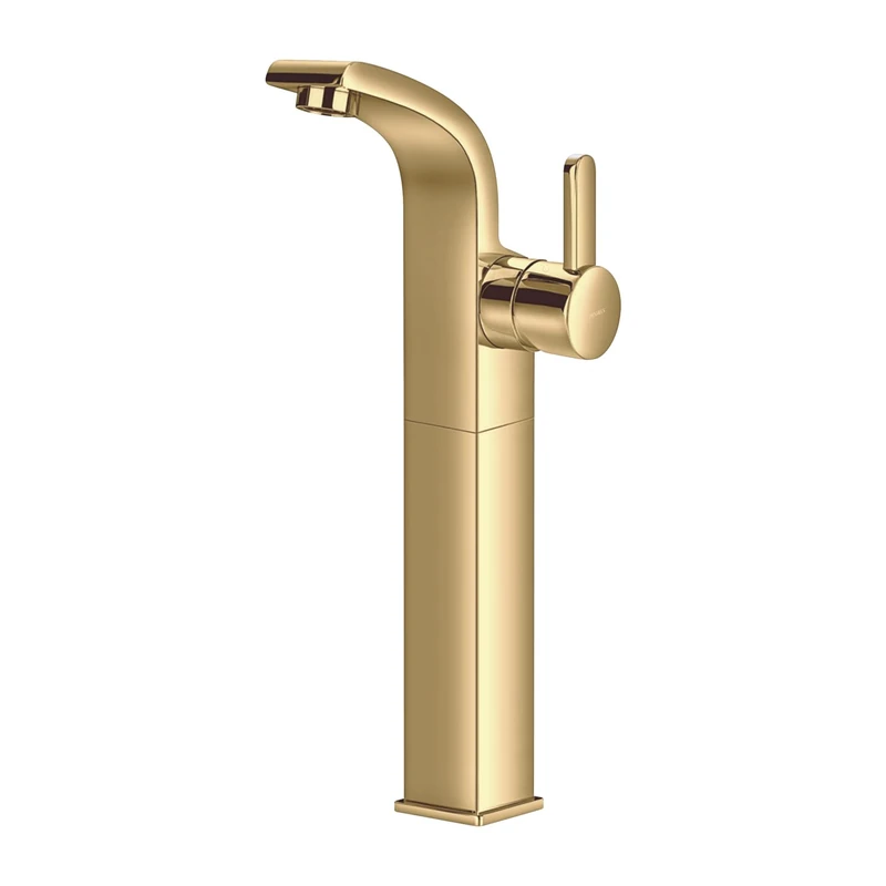 Omnires DA5013GL Bathroom Sink tap high (33 cm) Darling-gold-DA5013GL, Gold