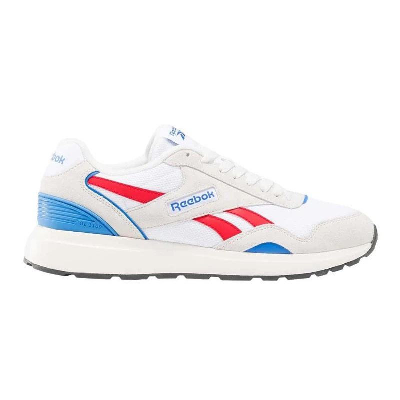 Reebok Unisex Gl1100 Sneaker, Barelygry Vectred Kineticblue, 12 UK