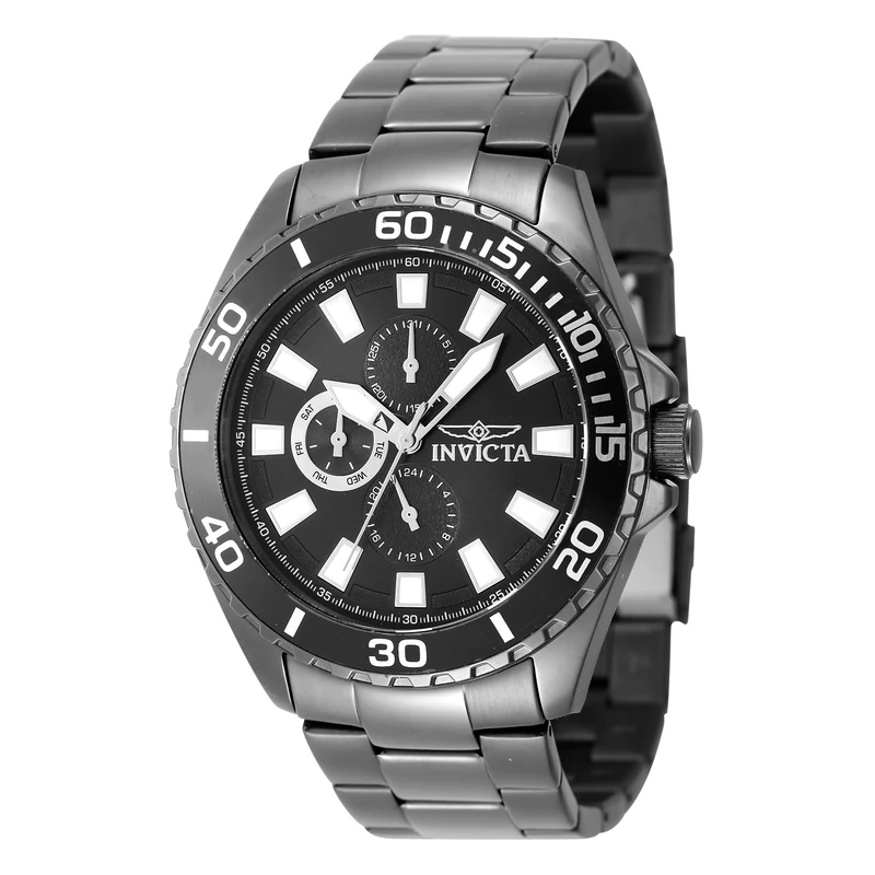 Invicta Men's Analog Quartz Watch with Stainless Steel Strap 47556