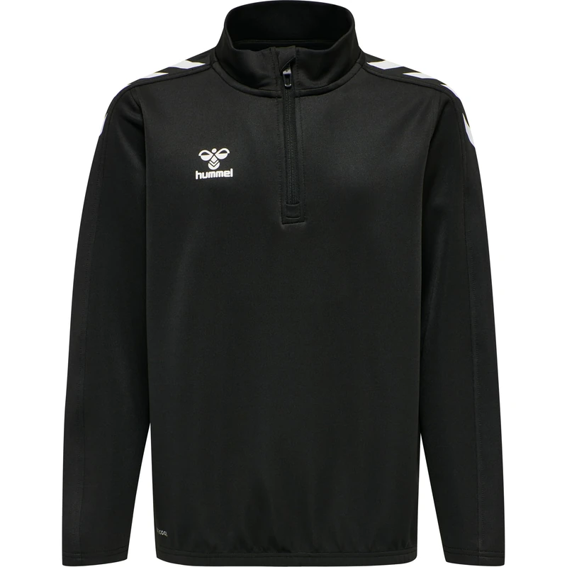 hummel hmlCORE XK Half Zip Poly Sweat Kids, Black/Black, 164