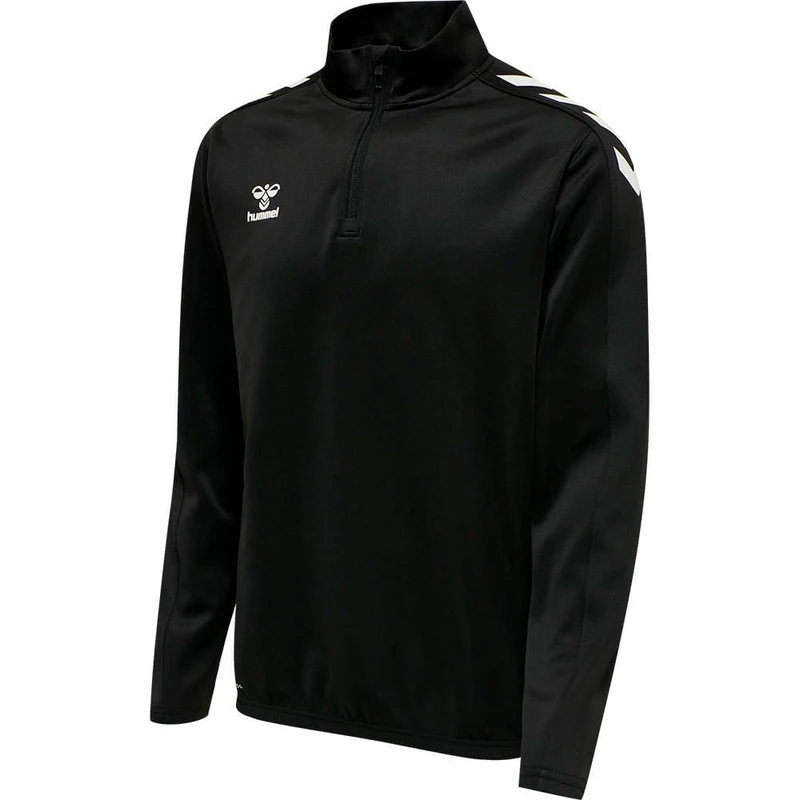 hummel hmlCORE XK Half Zip Poly Sweat, Black/Black, XL