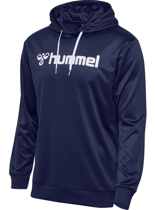 hummel Men's Hmllogo Hoodie Hooded Sweatshirt Navy