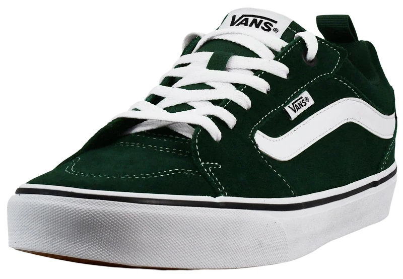 Vans Men's Filmore Sneaker, Suede Scarab/White, 10.5 UK - Image 1