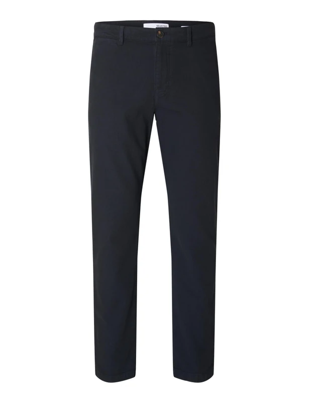 SELECTED HOMME Male Chino 175 Textured Slim Fit, Dark Sapphire, 30 W/34 L