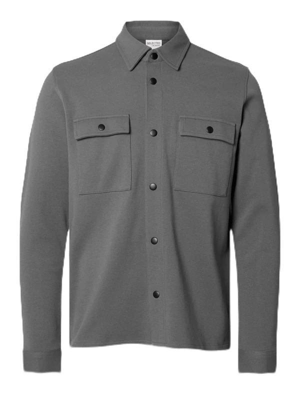 SELETED HOMME SLHJACKIE Noos Sweat Jacket, granitgrau, M