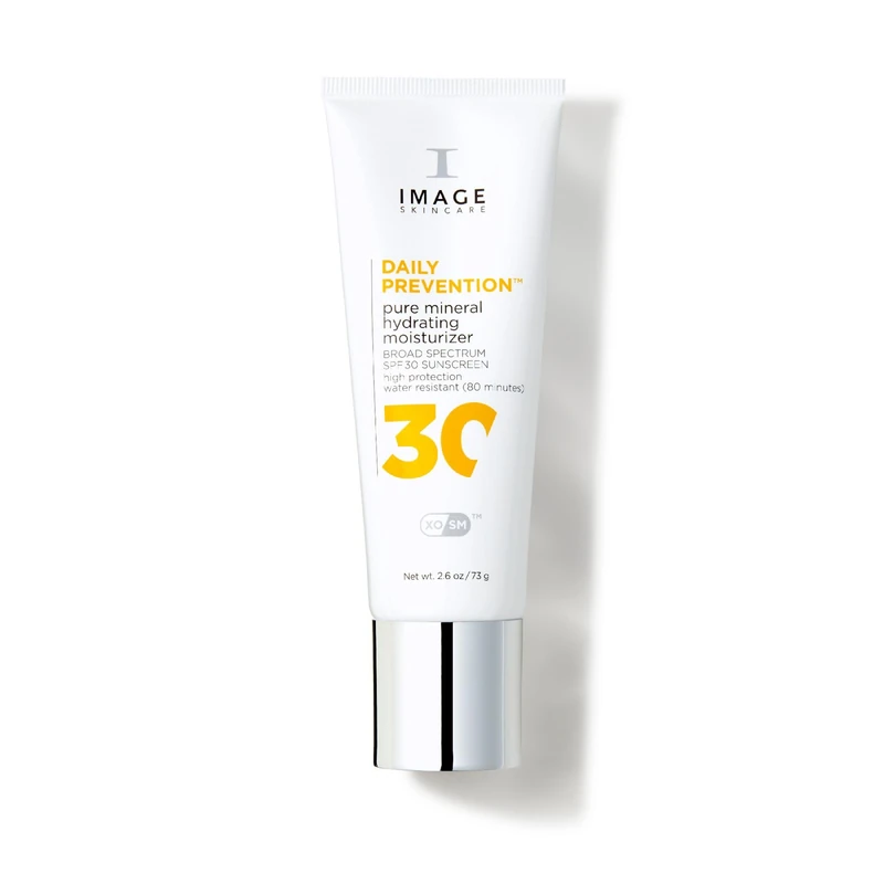 Daily Prevention Pure Mineral Hydrating Moisturizer SPF 30 by Image for Unisex - 2.6 oz Sunscreen