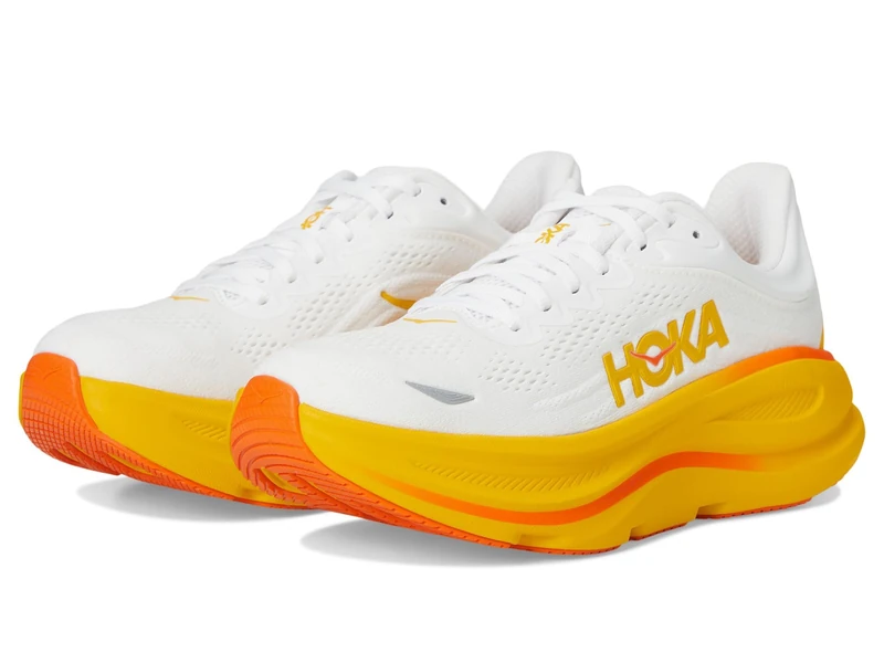 HOKA ONE ONE 1162012-FNF Bondi 9 Women Frost/Sunflower UK 5 - Image 1