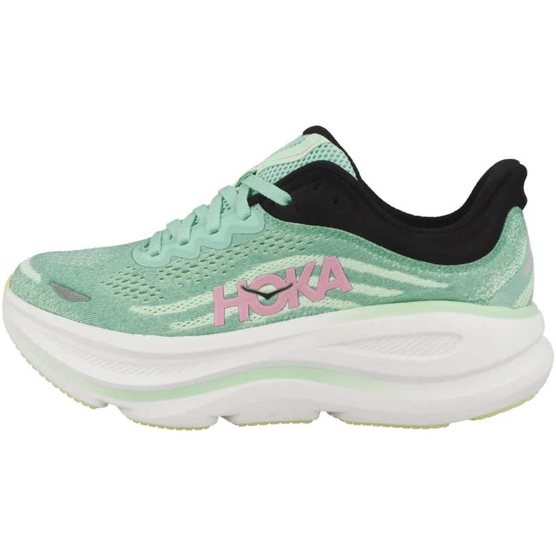 HOKA Women's Bondi 9 Running Shoes, Blue Spark/Mint Fluorite, 5.5