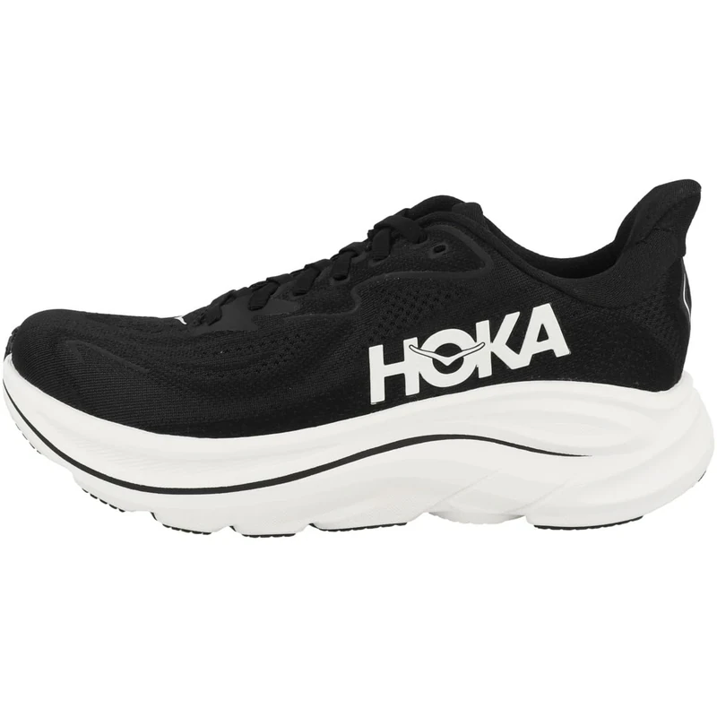 HOKA ONE ONE 1162050-BWHT Clifton 10 Wide Women Black/White UK 7.5