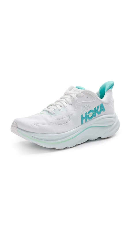 HOKA ONE ONE 1162031-WTCL Clifton 10 Women White/Cielo Blue UK 6
