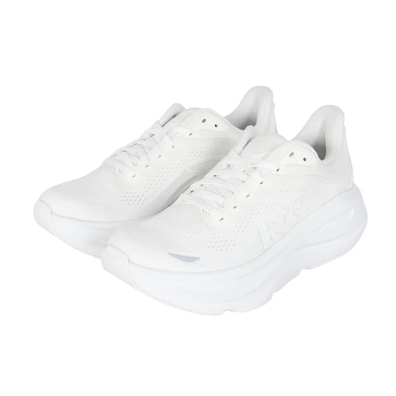 HOKA ONE ONE 1162011-WWH Bondi 9 Men White/White UK 10.5