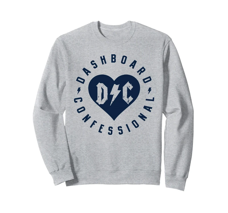 Dashboard Confessional - Heart Badge Sweatshirt