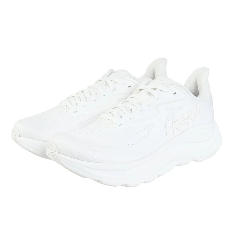 HOKA ONE ONE 1162030-WWH Clifton 10 Men White/White UK 6.5