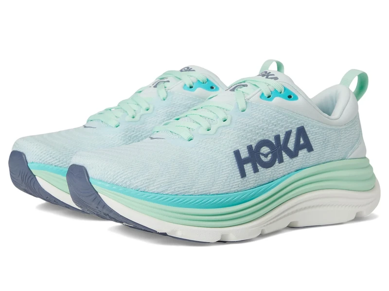 Hoka ONE ONE 1134235-SWML Gaviota 5 Women Snow MELT/Cielo Blue UK 6.5