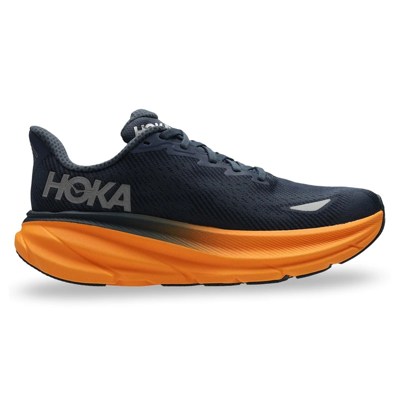 HOKA ONE ONE 1141470F-SGZ Clifton 9 GTX Men Stormy Skies/Orange Zest UK 11.5 - Image 1