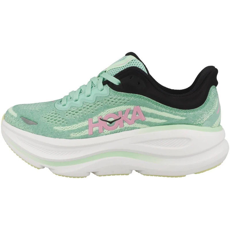 HOKA ONE ONE 1162012-BTF Bondi 9 Women Blue Spark/Mint Fluorite UK 4.5