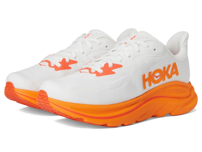 HOKA ONE ONE 1162031-FGZ Clifton 10 Women Frost/Orange Zest UK 5