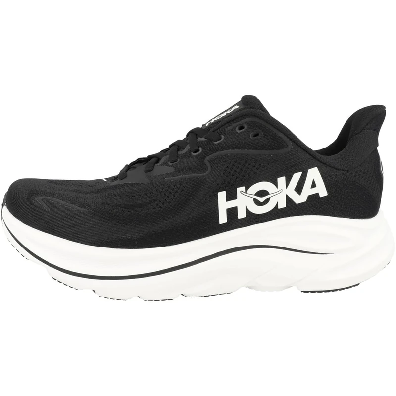 HOKA ONE ONE 1162032-BWHT Clifton 10 Wide Men Black/White UK 8.5