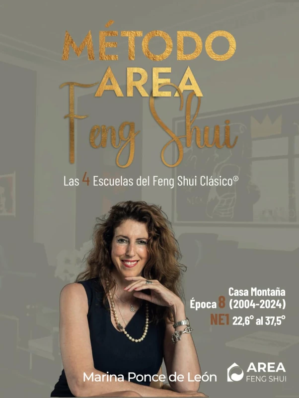 Método Area Feng Shui. Casa Montaña Época 8 (2004-2024) NE1 (entre el grado 22,6º al 37,5º).: Las 4 Escuelas del Feng Shui Clásico®.