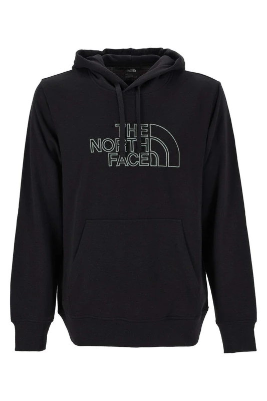 The North Face Men's Drew Peak Light Hooded Sweatshirt, Tnf Black/Duck Green, XS