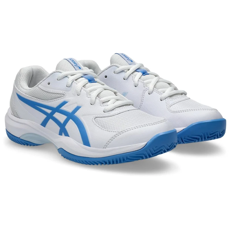 ASICS 1044A082-100 Gel-Game GS Clay/OC Men White/Blue Coast UK 3.5 - Image 1