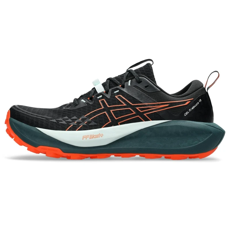 ASICS 1011B973-001 Gel-Trabuco 13 Men Black/NOVA Orange UK 13