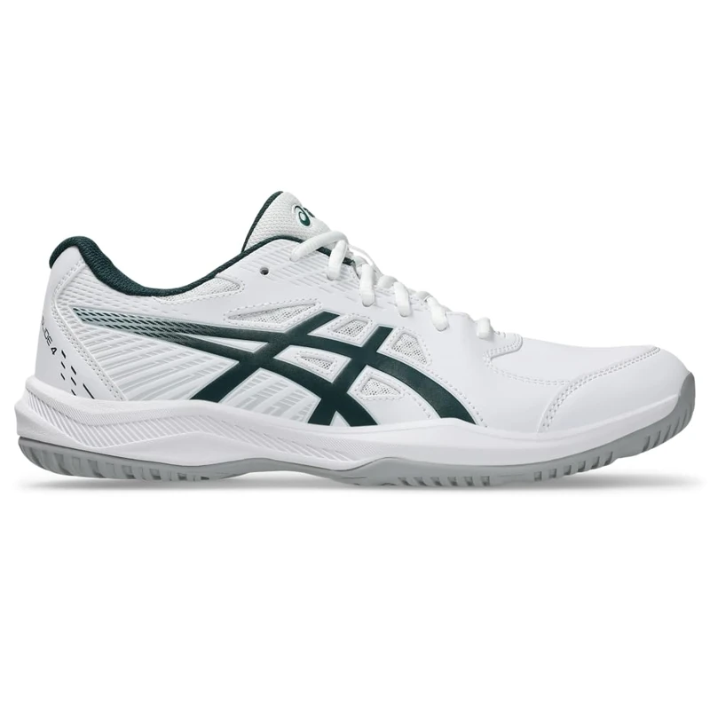 ASICS 1041A483-100 Court Slide 4 Men White/Saxon Green UK 5