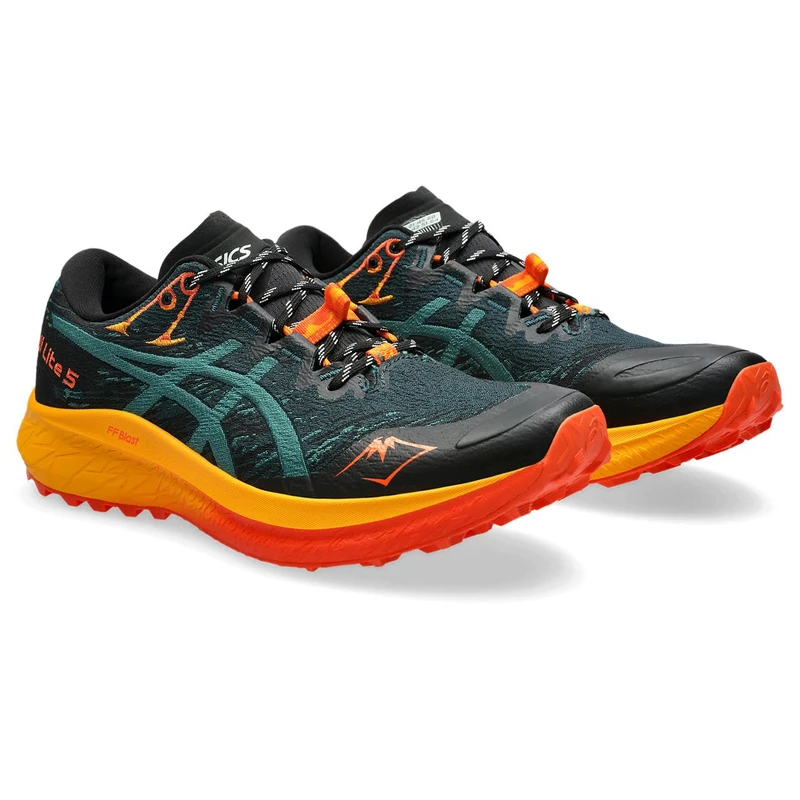 ASICS 1011B889-300 Fuji Lite 5 Men Saxon Green/Rainy Lake UK 5