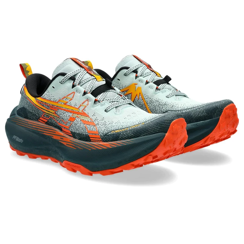 ASICS 1011B976-400 Trabuco Max 4 Men Cold Moss/NOVA Orange UK 8.5