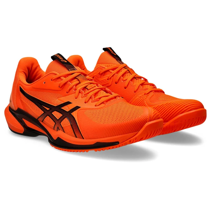 ASICS Men's Solution Speed FF 3 Sneaker, Shocking Orange/Black, 8.5 UK