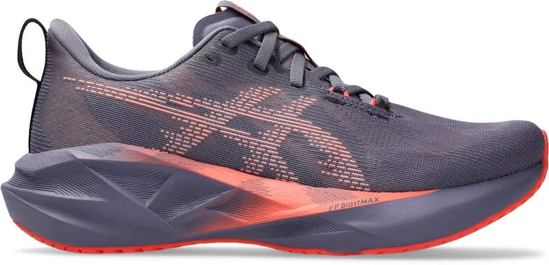 ASICS 1012B765-500 NOVABLAST 5 Women Greyish Purple/Coral Reef UK 6.5
