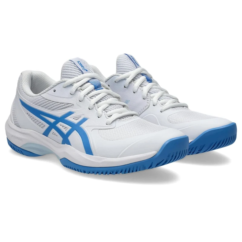 ASICS 1042A281-100 Game FF Women White/Blue Coast UK 6.5